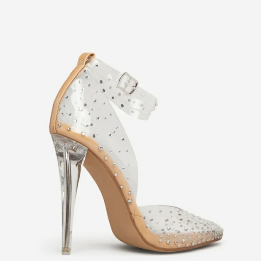 Mika Transparent Embellished Pump - Picture 6 of 6